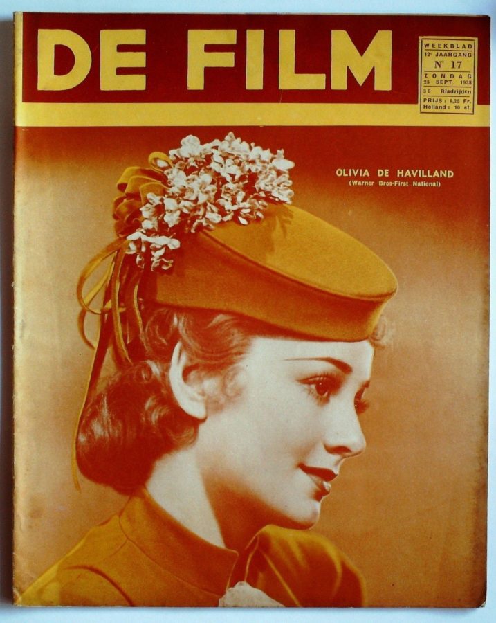 DE FILM magazine side cover 25 September 1938