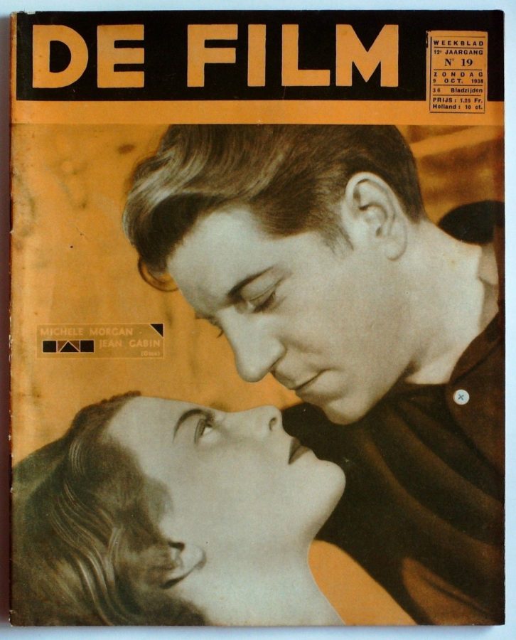 DE FILM magazine side cover 9 October 1938