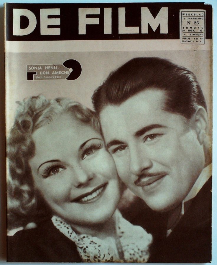 DE FILM magazine side cover 20 November 1938