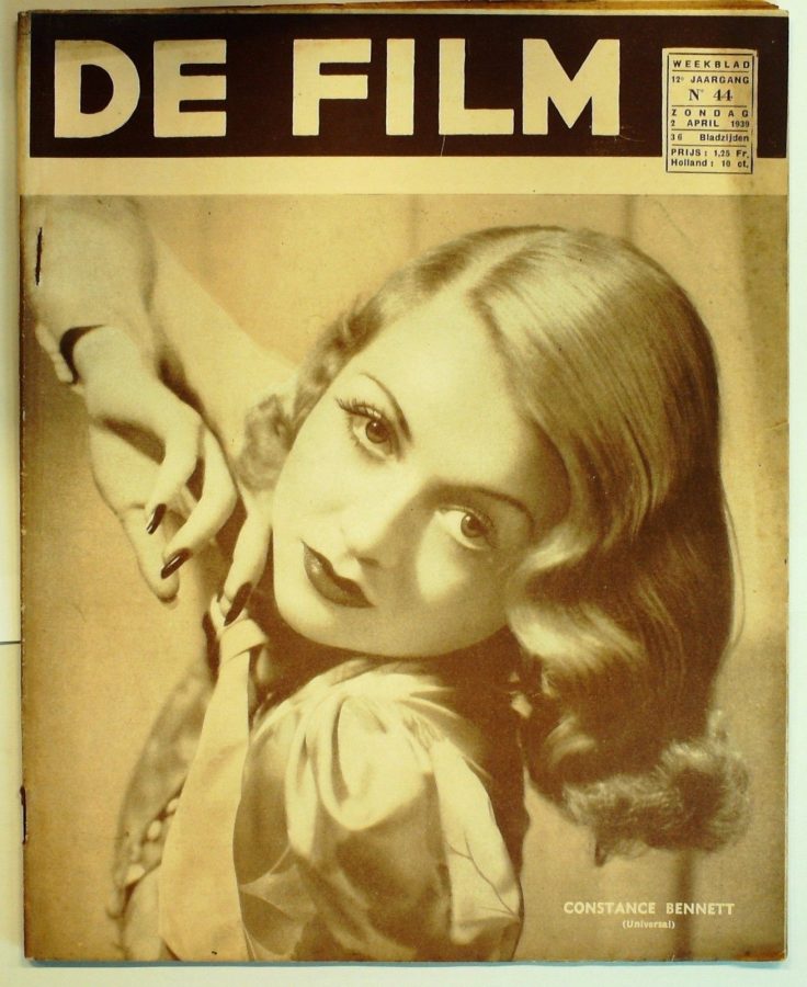 DE FILM magazine side cover 2 April 1939