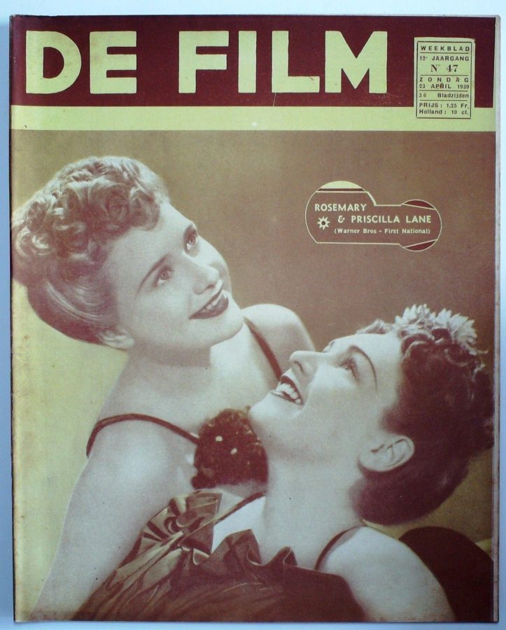 DE FILM magazine side cover 23 April 1939