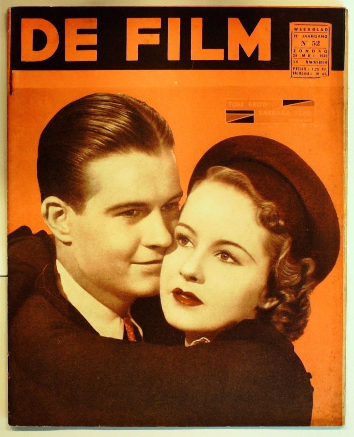 DE FILM magazine side cover 28 May 1939