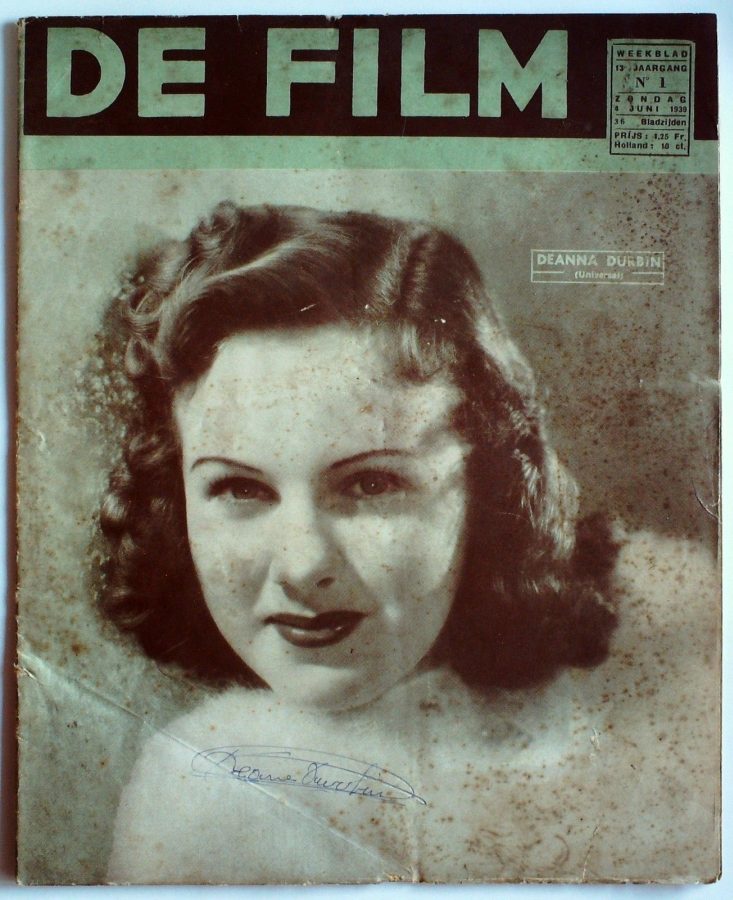 DE FILM magazine side cover 4 June 1939
