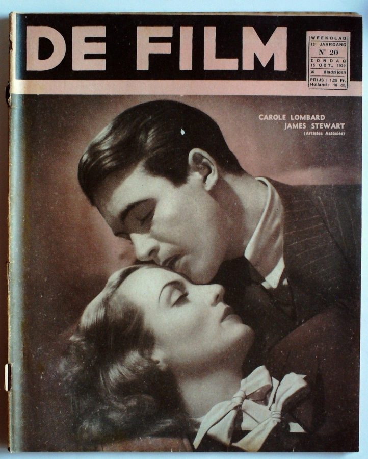 DE FILM magazine side cover 15 October 1939