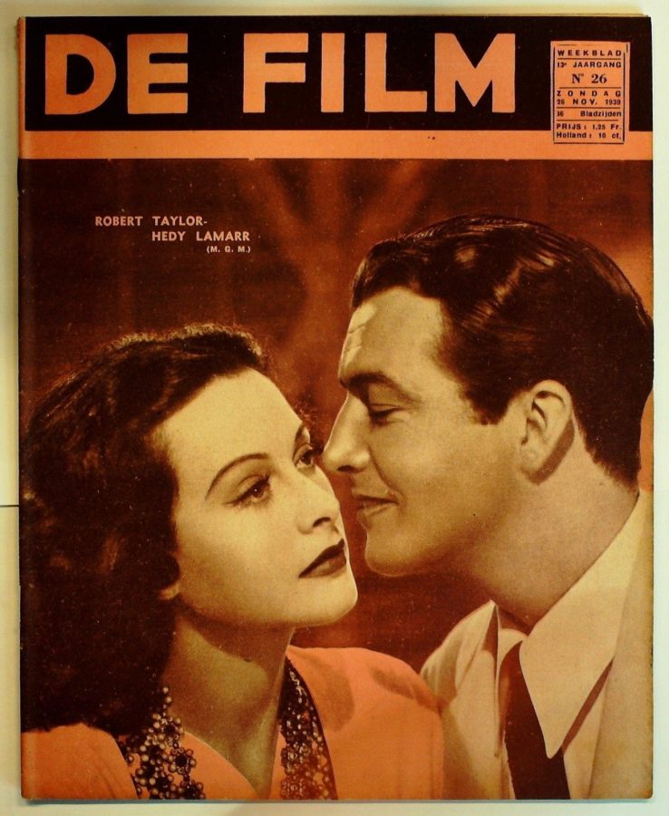 DE FILM magazine side cover 26 November 1939