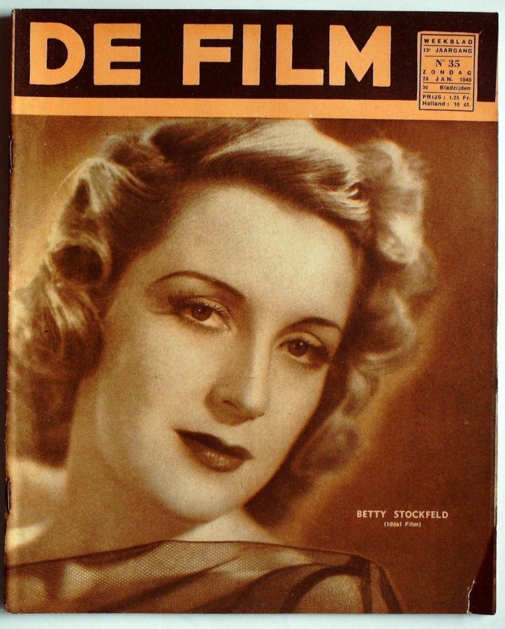 DE FILM magazine side cover 28 January 1940