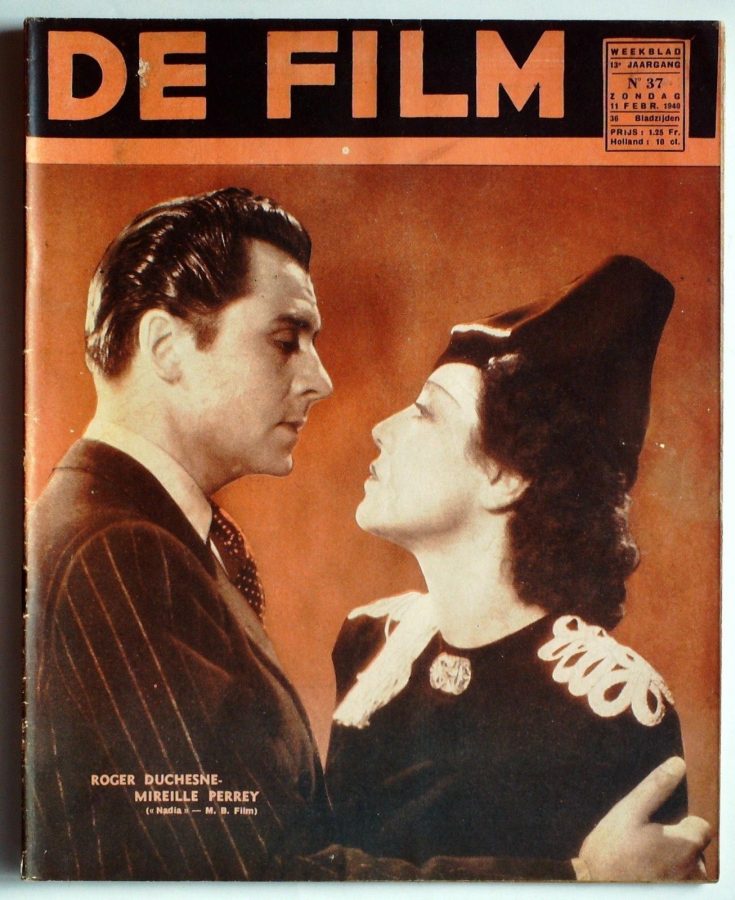DE FILM magazine side cover 11 February 1940