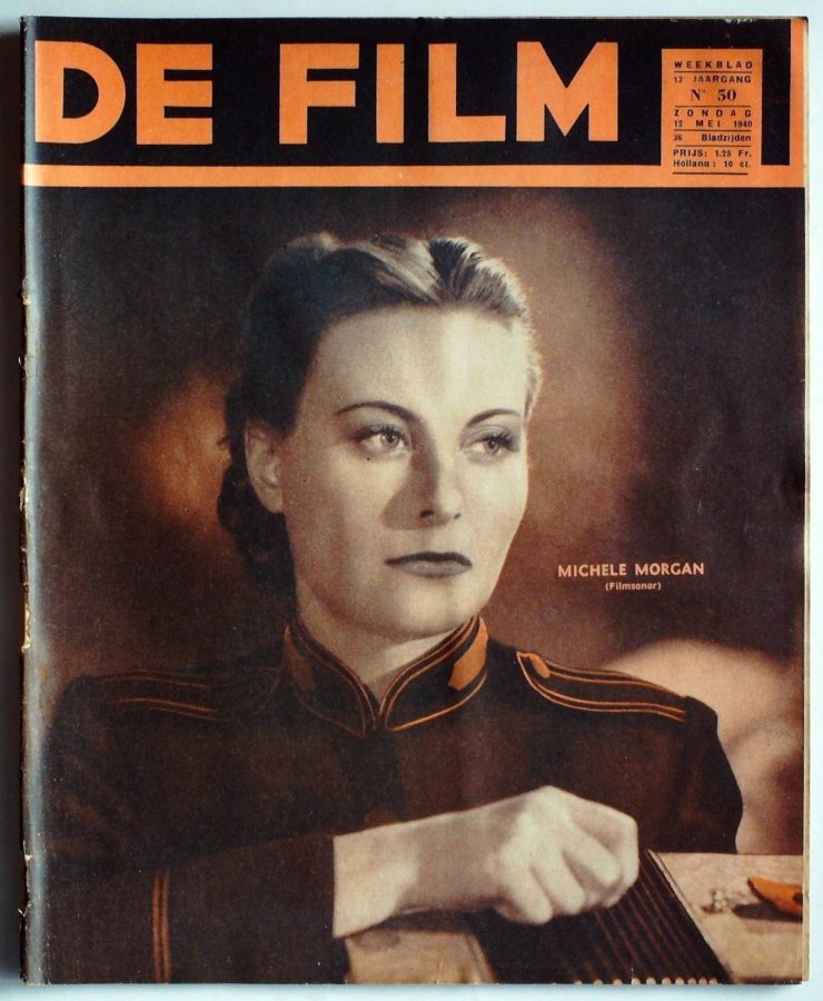 DE FILM magazine side cover 12 May 1940