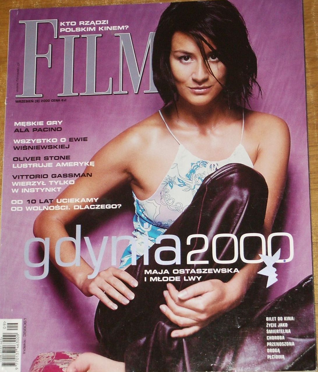FILM (Po) magazine side cover September 2000
