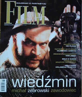 FILM (Po) magazine side cover November 2001