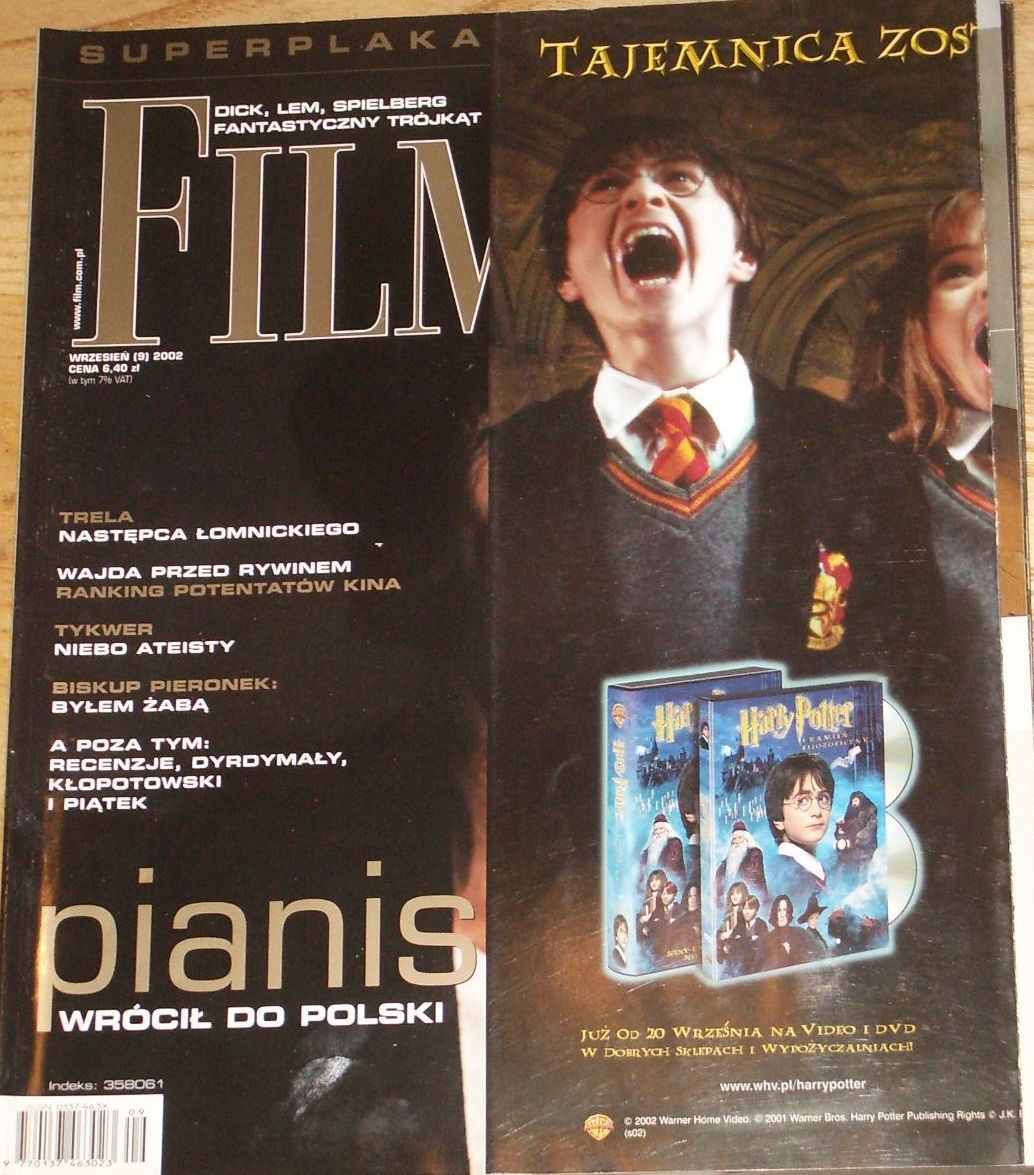 FILM (Po) magazine side cover September 2002