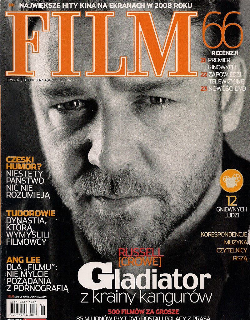 FILM (Po) magazine side cover January 2008