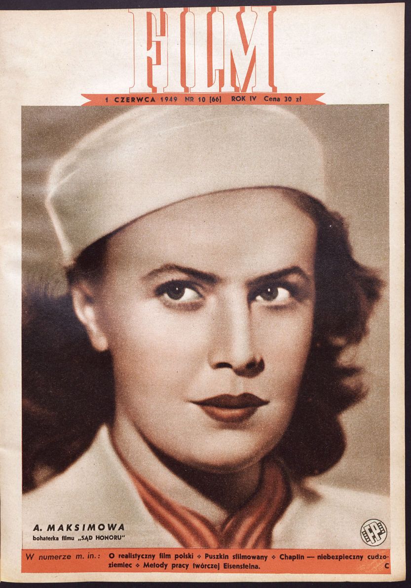 FILM (Po) magazine side cover Issue 10  1949