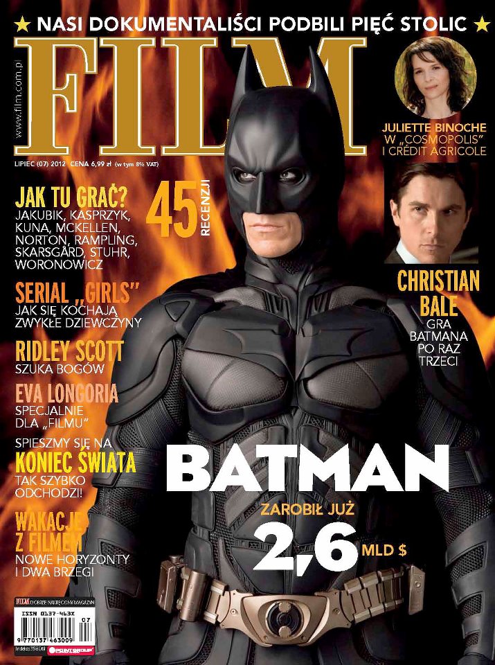 FILM (Po) magazine side cover July 2012