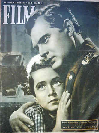FILM (Po) magazine side cover Issue 10  1950