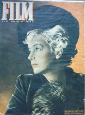 FILM (Po) magazine side cover Issue 2  1950