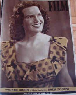 FILM (Po) magazine side cover 11 February 1951