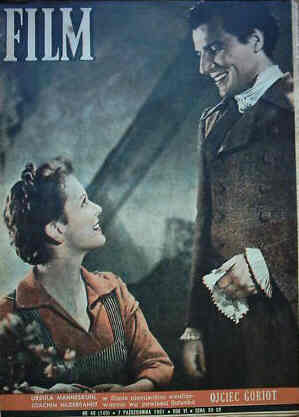 FILM (Po) magazine side cover Issue 40  1951