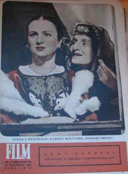 FILM (Po) magazine side cover 13 September 1953