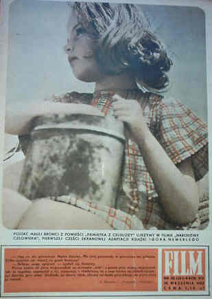 FILM (Po) magazine side cover Issue 38  1953
