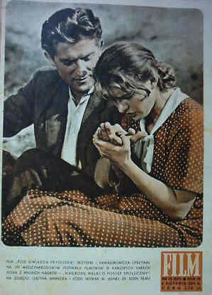 FILM (Po) magazine side cover Issue 32  1954