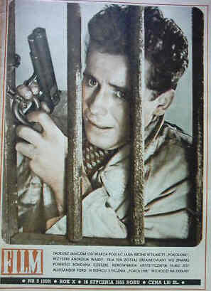 FILM (Po) magazine side cover Issue 3  1955