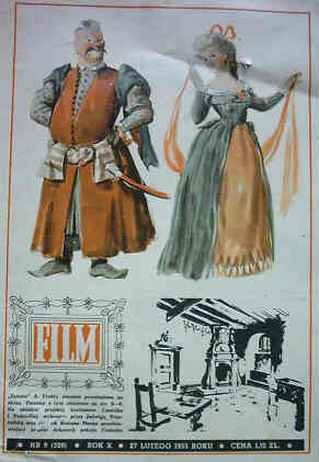 FILM (Po) magazine side cover Issue 9  1955