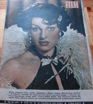 FILM (Po) magazine side cover 23 June 1957