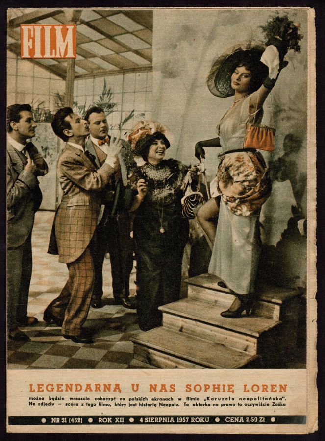 FILM (Po) magazine side cover 4 August 1957