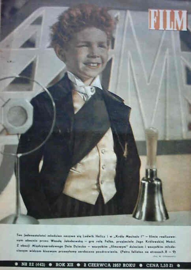 FILM (Po) magazine side cover Issue 22  1957