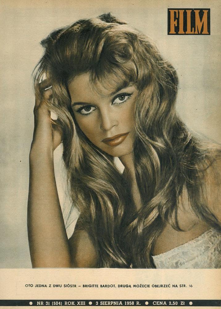 FILM (Po) magazine side cover Issue 31 3 August 1958