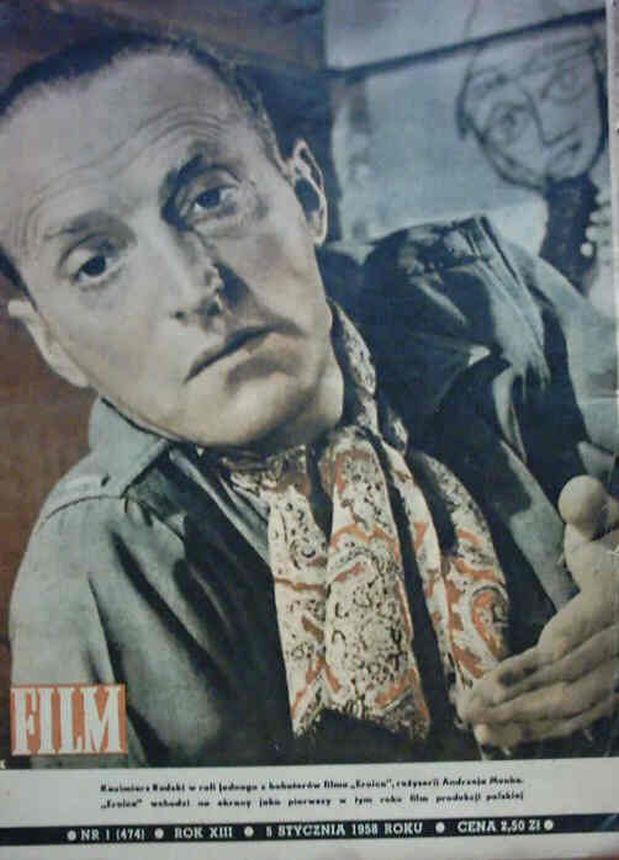 FILM (Po) magazine side cover Issue 1 5 January 1958