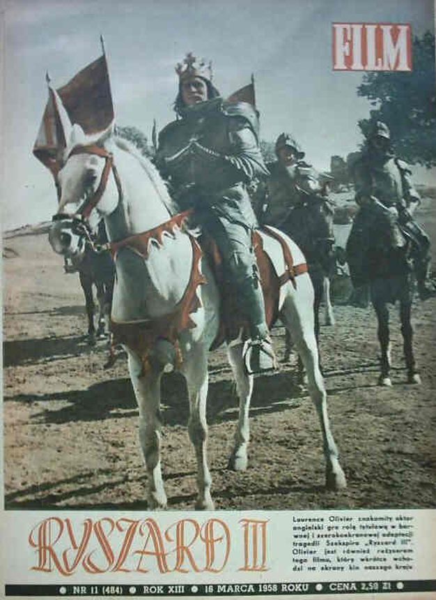 FILM (Po) magazine side cover Issue 11 16 March 1958