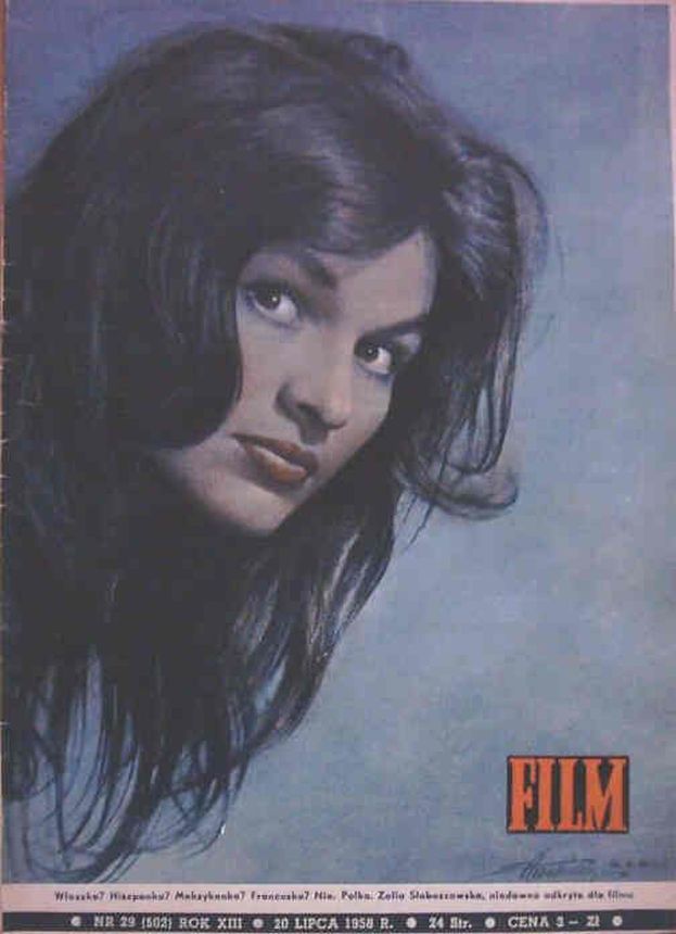 FILM (Po) magazine side cover Issue 29 20 July 1958