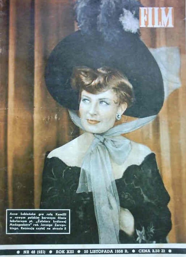 FILM (Po) magazine side cover Issue 48 30 November 1958