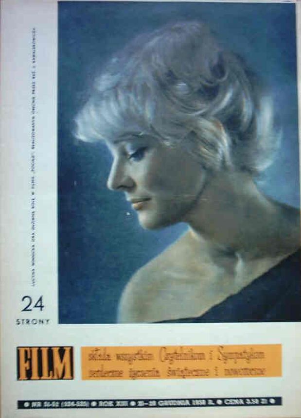 FILM (Po) magazine side cover Issue 51/52 21-28 December 1958