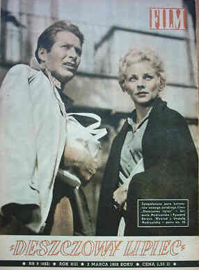 FILM (Po) magazine side cover Issue 9 2 March 1958