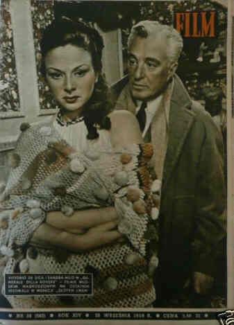 FILM (Po) magazine side cover 20 September 1959