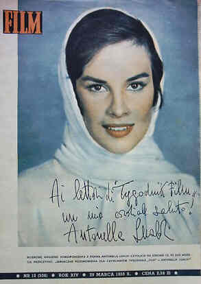 FILM (Po) magazine side cover Issue 13  1959