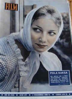 FILM (Po) magazine side cover 4 September 1960