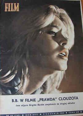 FILM (Po) magazine side cover Issue 49 9 December 1962