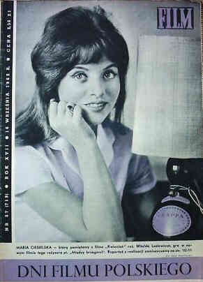 FILM (Po) magazine side cover Issue 37  1962