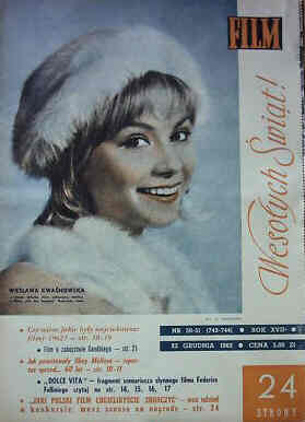 FILM (Po) magazine side cover Issue 50  1962