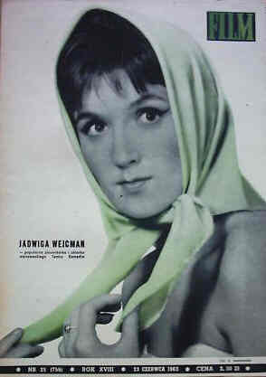 FILM (Po) magazine side cover Issue 25  1963
