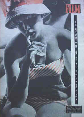 FILM (Po) magazine side cover Issue 33  1963