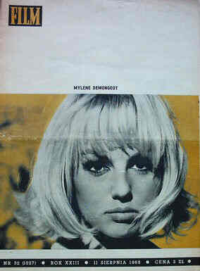 FILM (Po) magazine side cover Issue 32 11 August 1968
