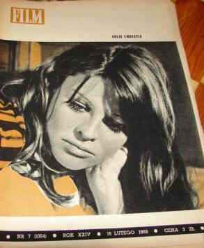 FILM (Po) magazine side cover Issue 7 16 February 1969