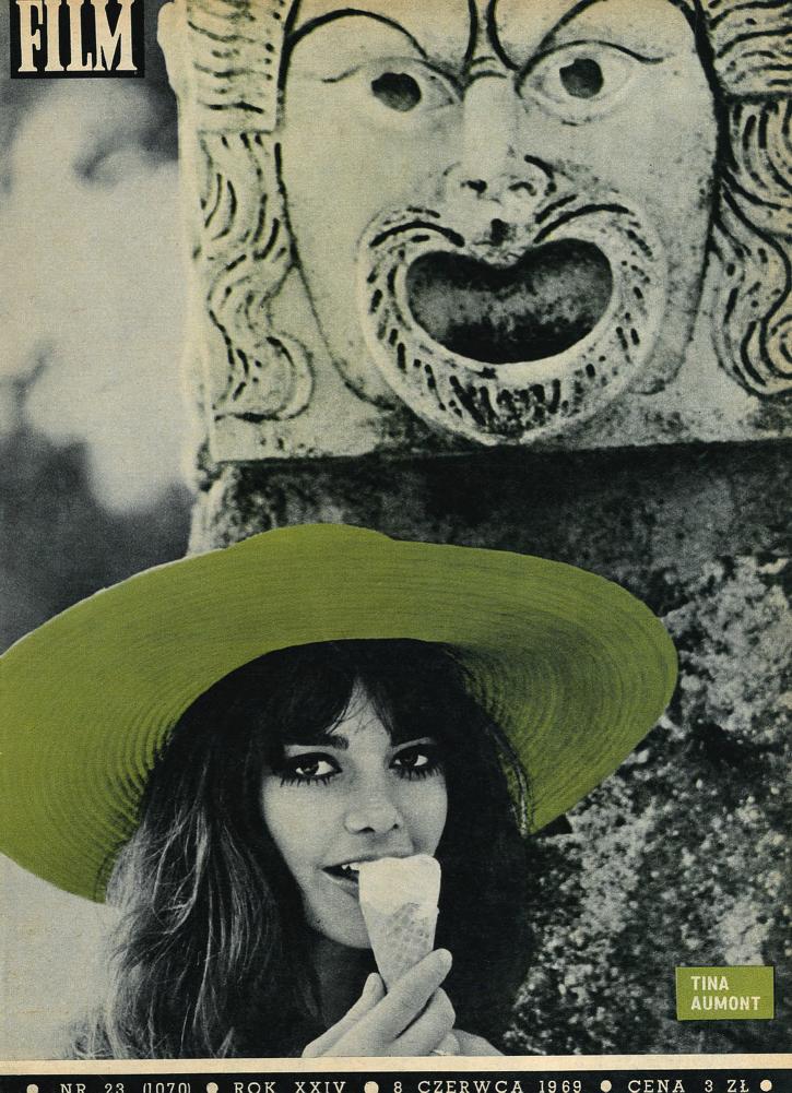 FILM (Po) magazine side cover Issue 23 8 June 1969