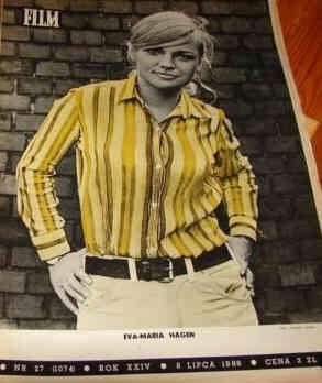 FILM (Po) magazine side cover Issue 27 6 July 1969