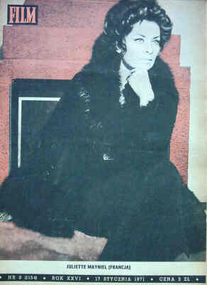 FILM (Po) magazine side cover 17 January 1971